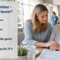 Eigenanteil Heimkosten bei Pflegegrad Höherstufung
