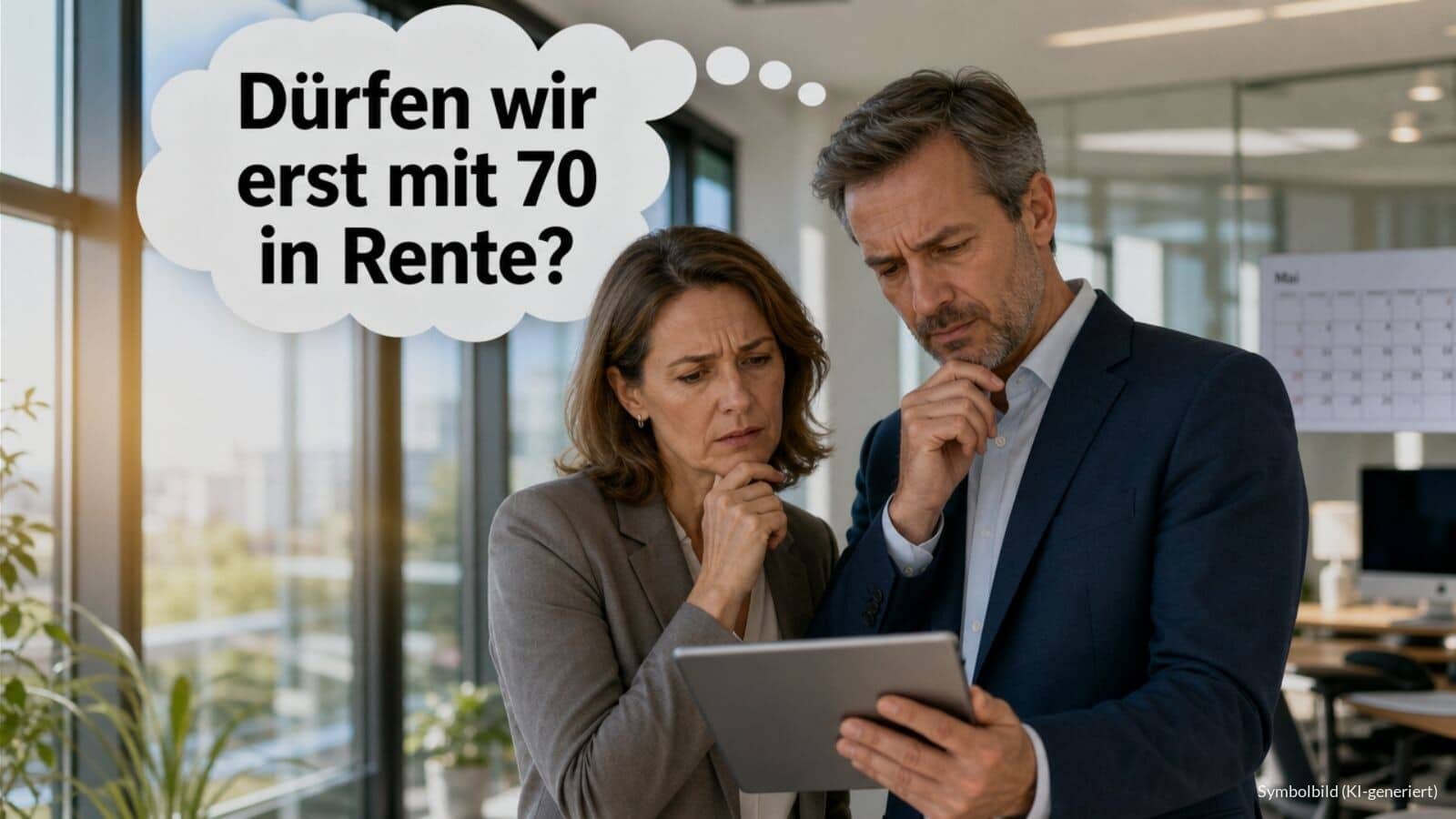 Ab welchem Jahrgang erst mit 70 in Rente?