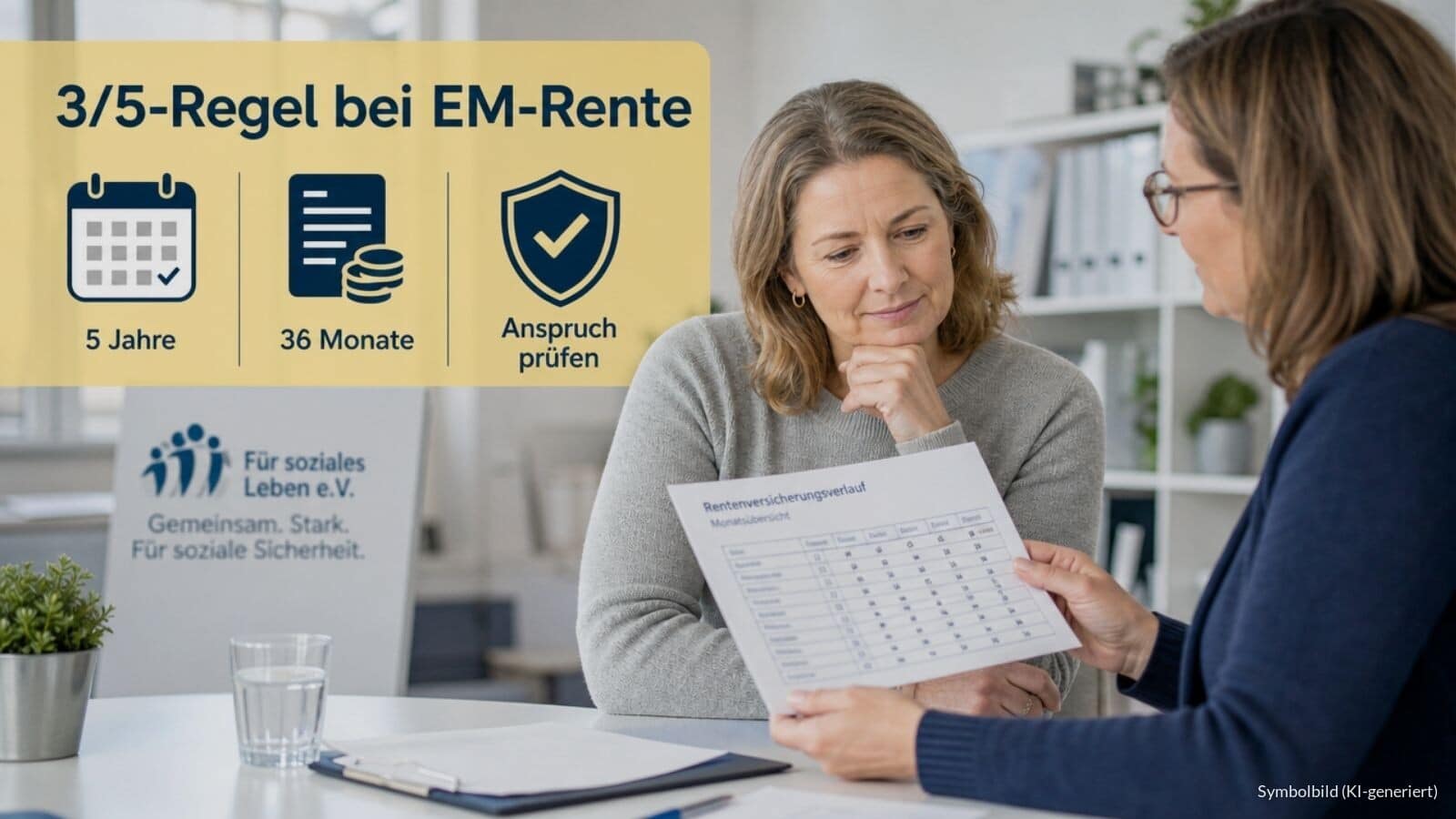 3/5 Regel bei der Erwerbsminderungsrente