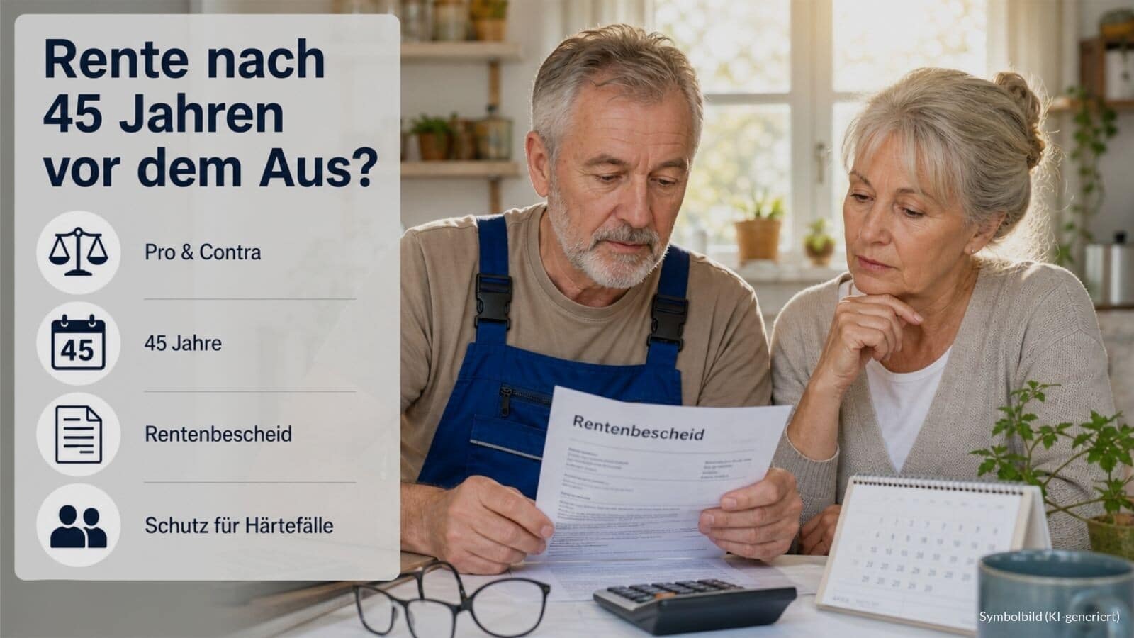 Expertenmeinungen zum geplanten Aus der Rente mit 45 Beitragsjahren