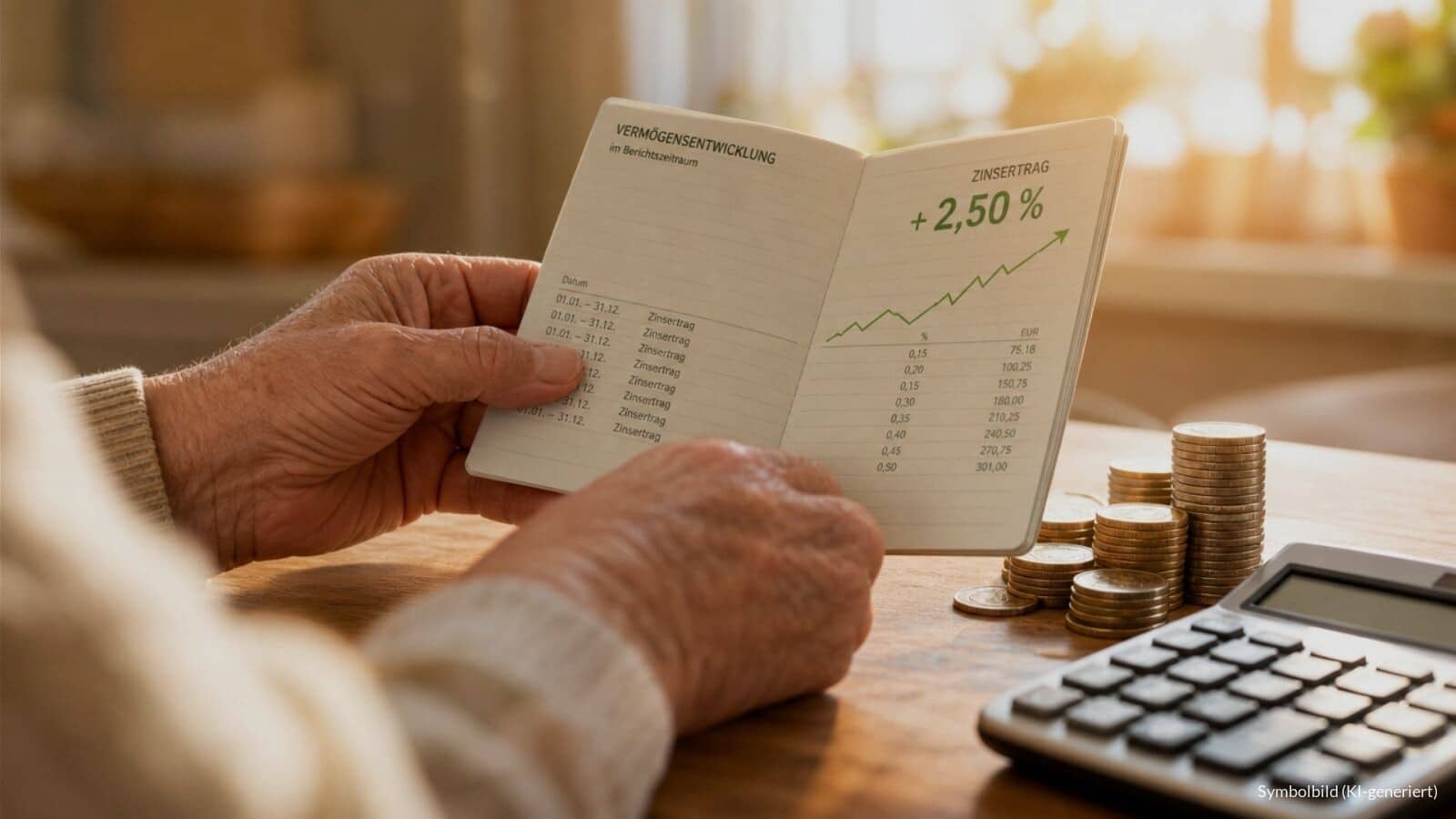 Leitzins auf 2,50 Prozent: Warum Sparzinsen steigen – und die Rente trotzdem knapper wird