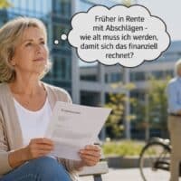 Früher in Rente mit Abschlägen - wann rechnet sich das?