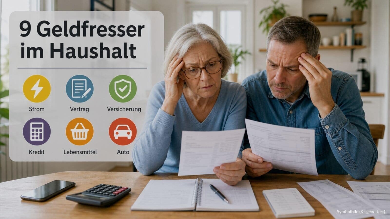9 Geldfresser im Haushalt vermeiden