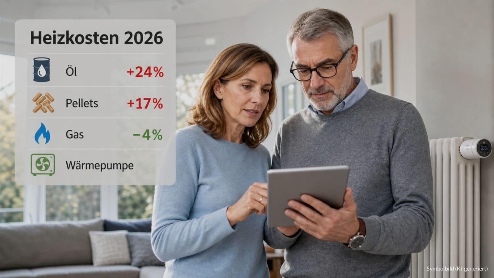 Heizkosten steigen 2026 / 2027 für Mieter und Eigentümer