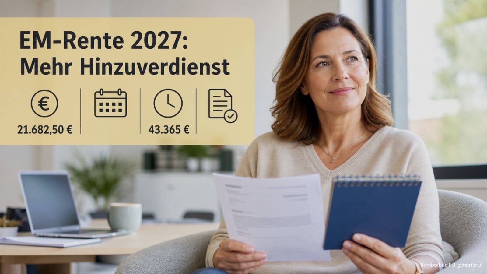 Hinzuverdienstgrenze bei EM-Rente steigt 2027