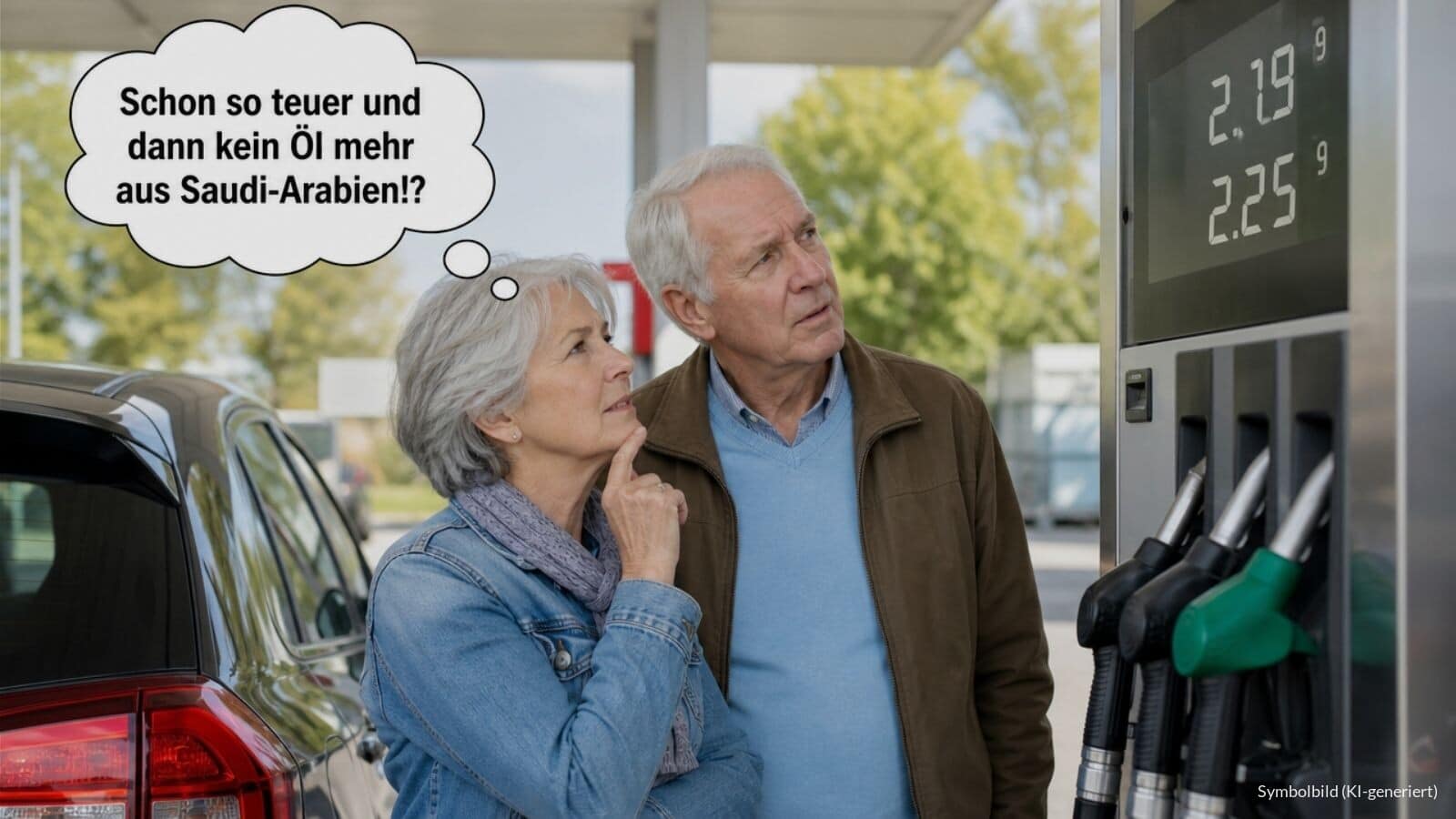 Rentner Sorgen: kein Öl mehr aus Saudi-Arabien?