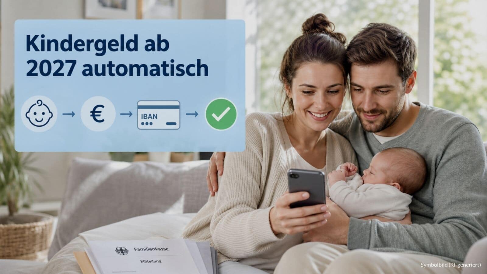 Bundesrat hat zugestimmt: Kindergeld ab 2027 automatisch
