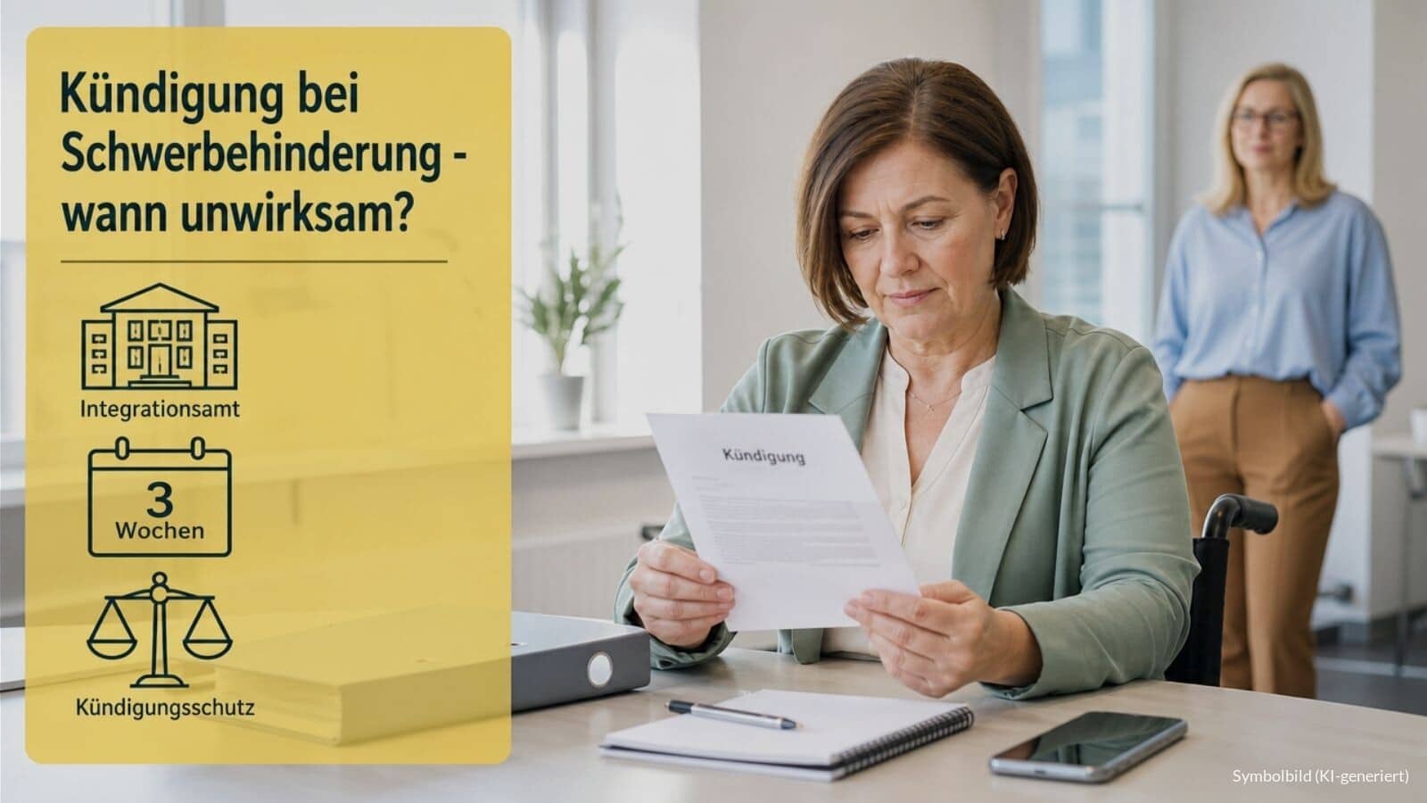 Kündigung bei Schwerbehinderung: wann unwirksam