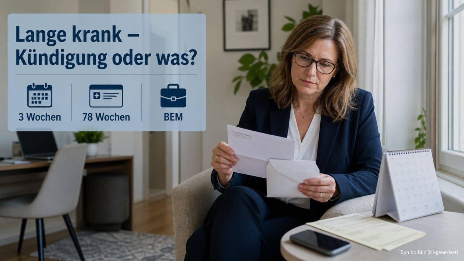 Lange krank im Job: was passieren kann!