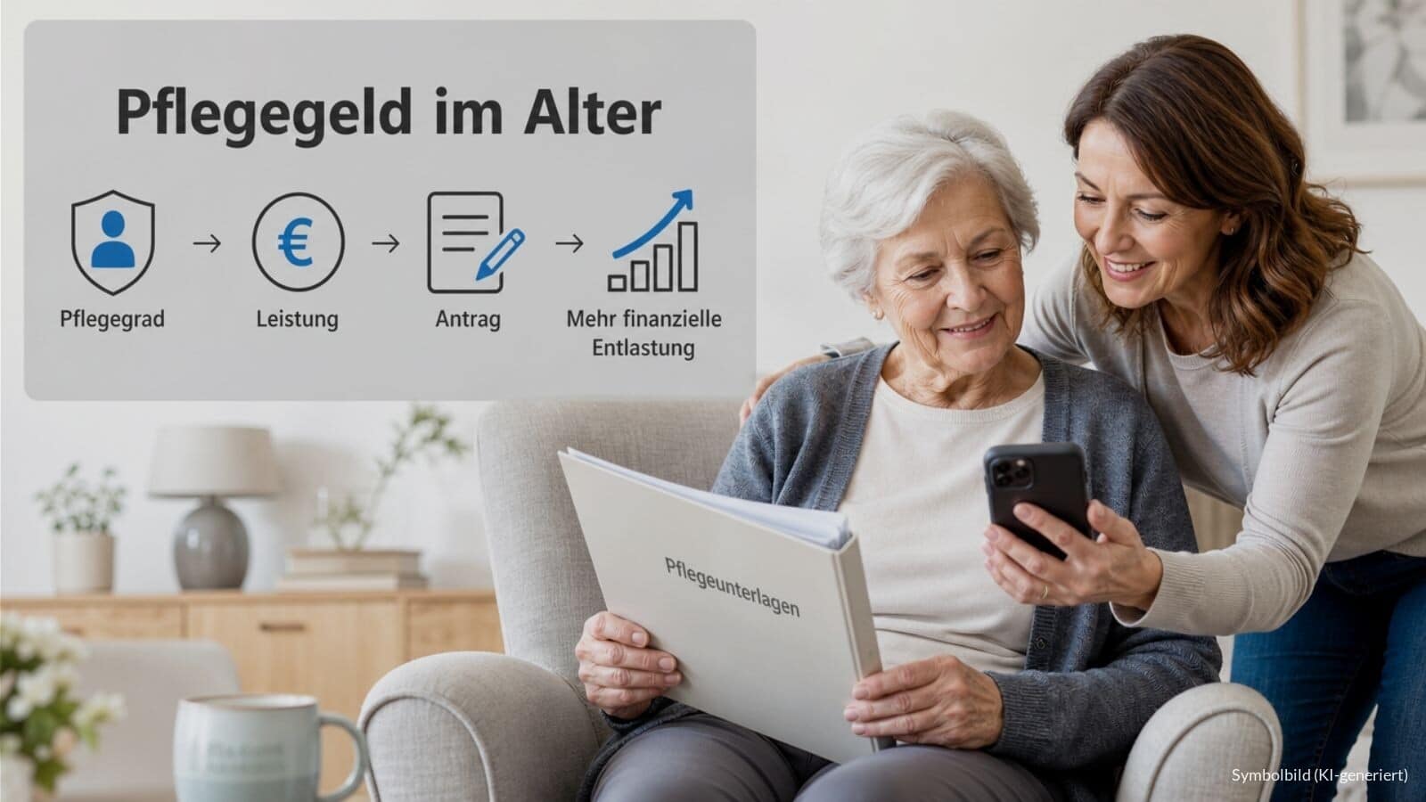 Mehr Pflegegeld im Alter