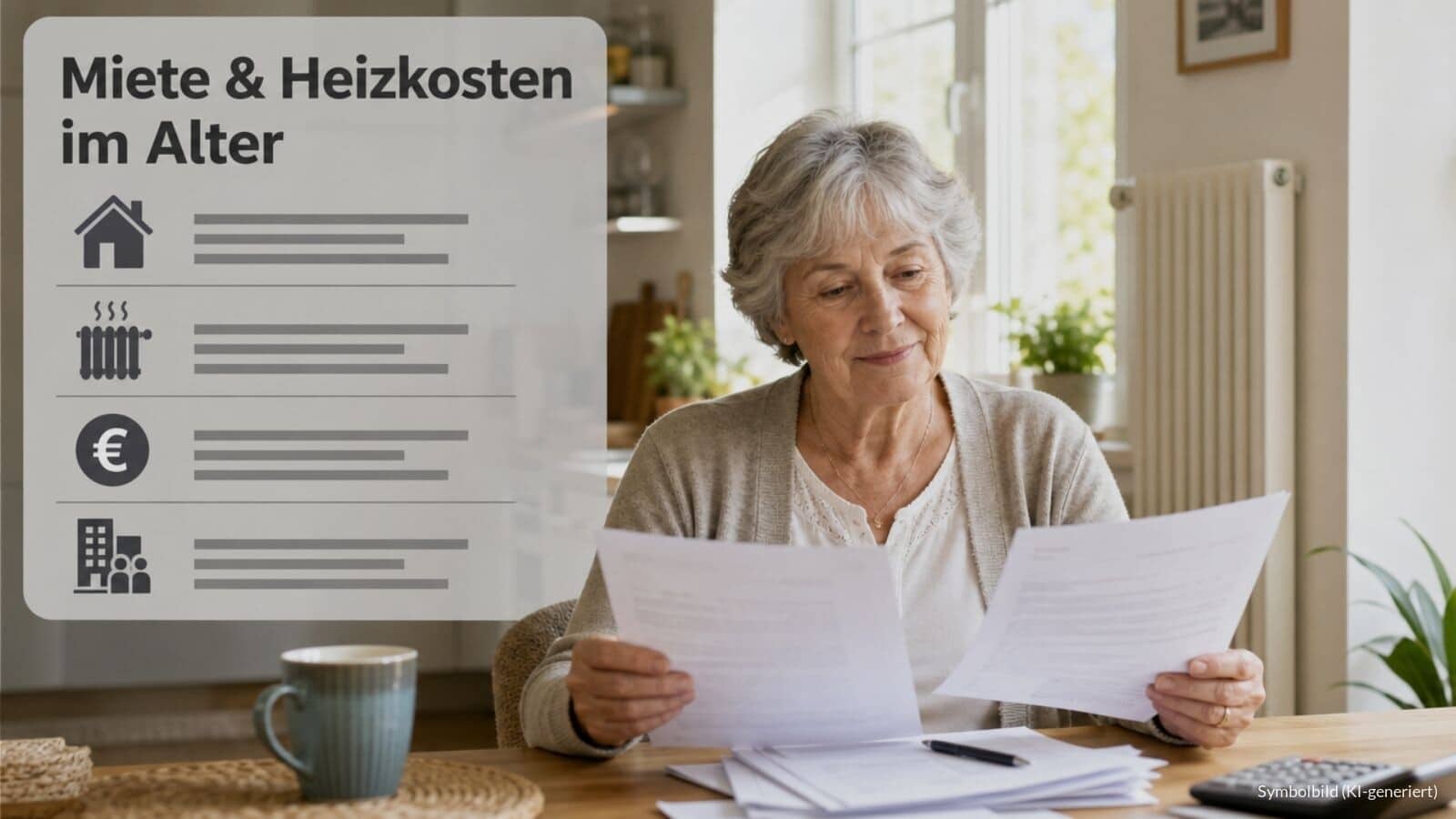 Miete und Heizkosten im Alter - Zuschuss vom Amt