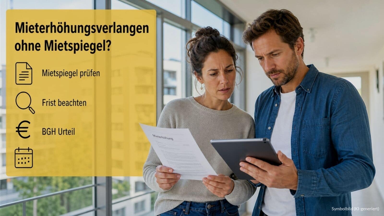 BGH Urteil: Mieterhöhungsschreiben ohne Beifügung des Mietspiegels