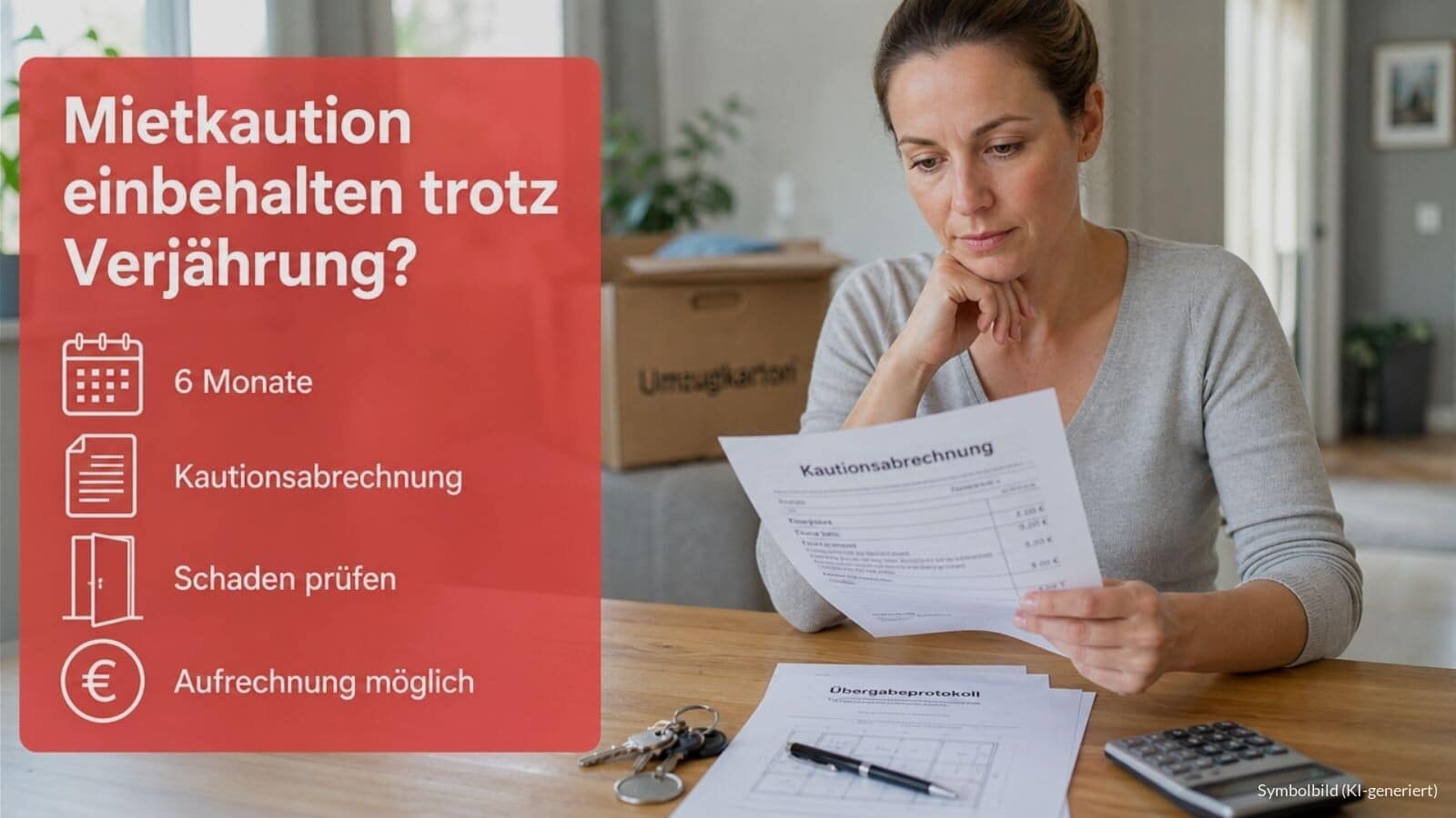 Urteil: Mietkaution greift auch bei verjährtem Schaden