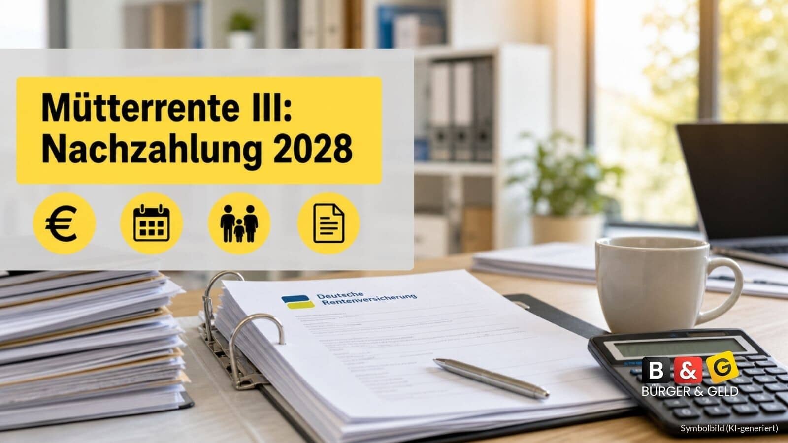 Mütterrente III: So könnte die Nachzahlung 2028 tatsächlich ausfallen