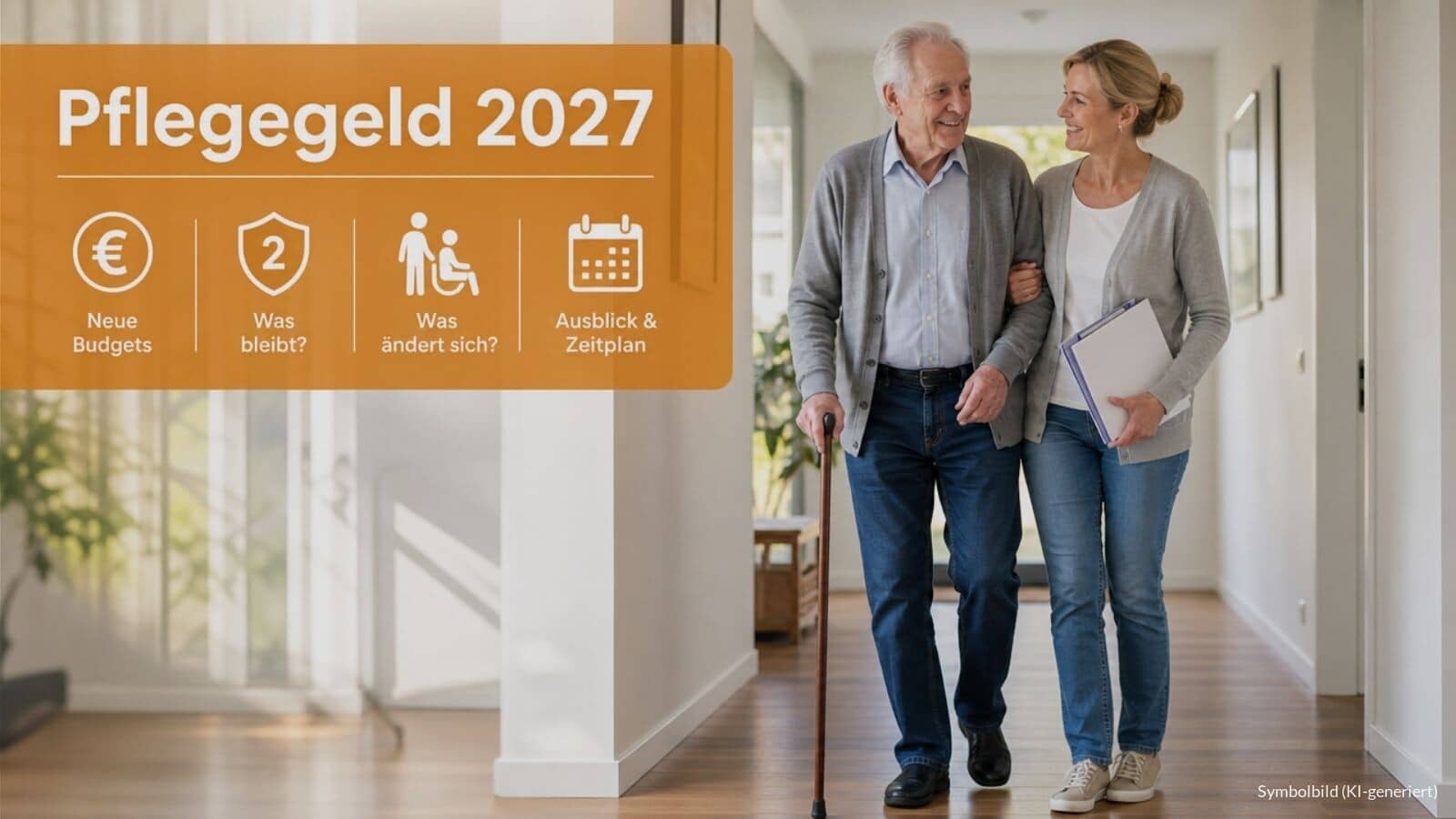Pflegegeld 2027 wird Entlastungsbudget