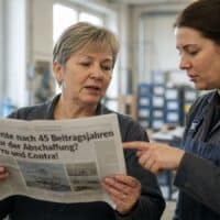 Rente nach 45 Beitragsjahren abschaffen? Pro und Contra