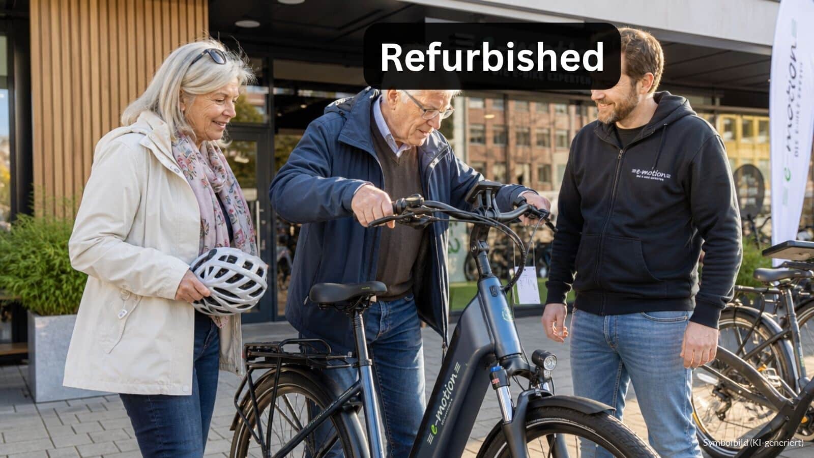 Rentner kaufen refurbished E-Bike