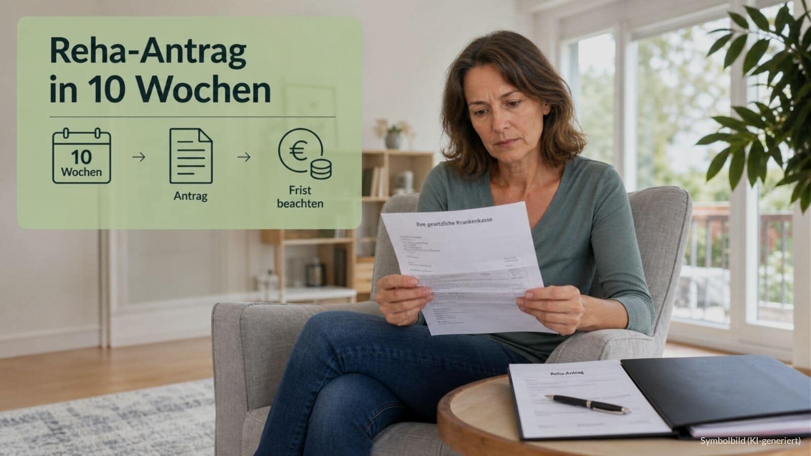 10-Wochen-Frist: Reha Aufforderung der Krankenkasse