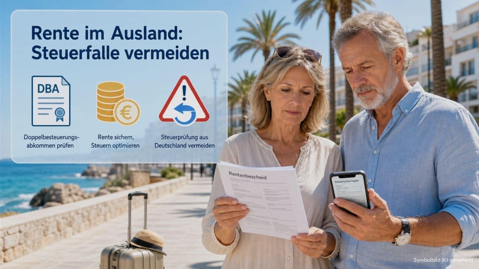 Rente im Ausland - wie Doppelbesteuerung vermeiden?