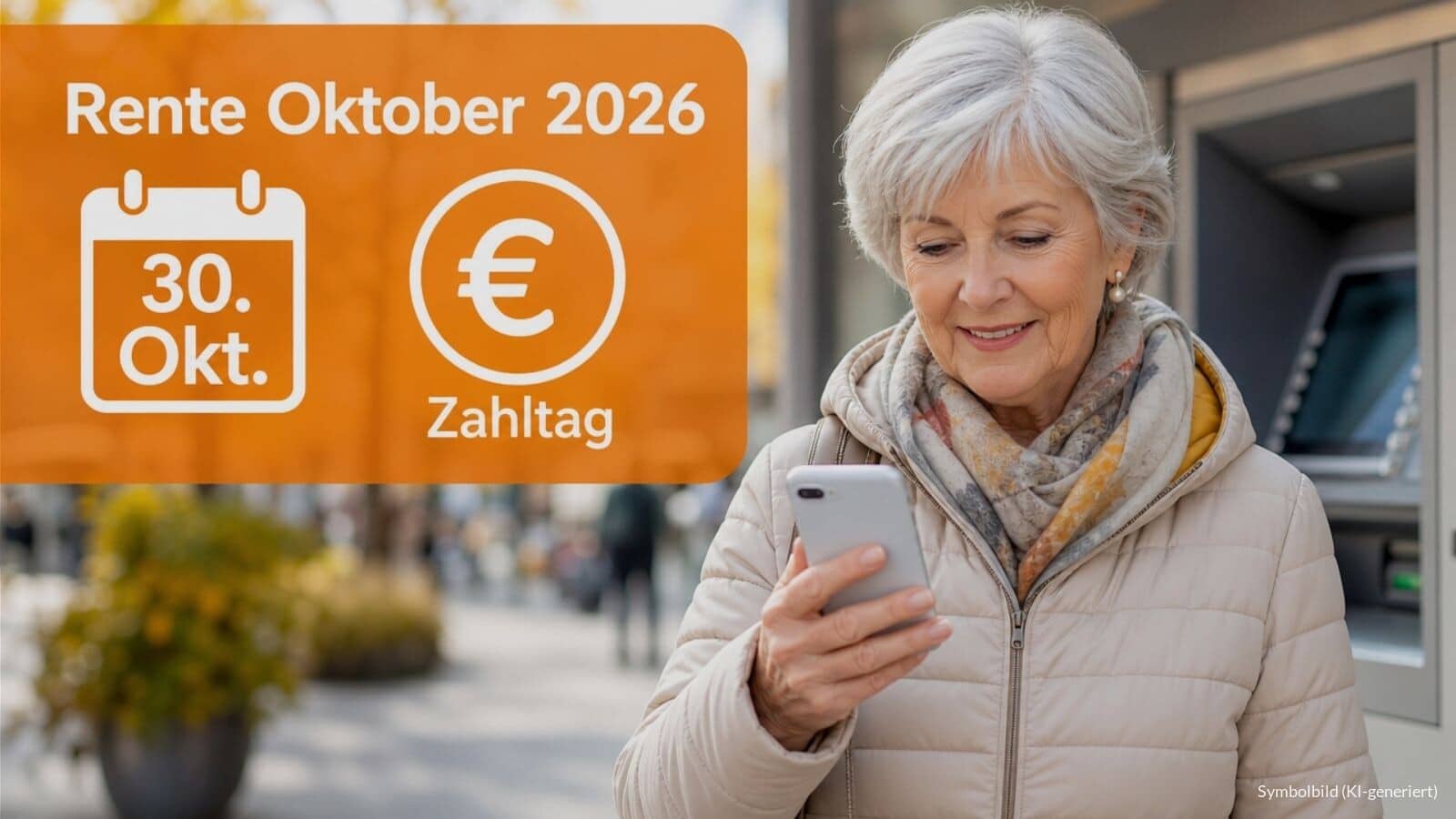 Auszahlung Rente für Oktober 2026