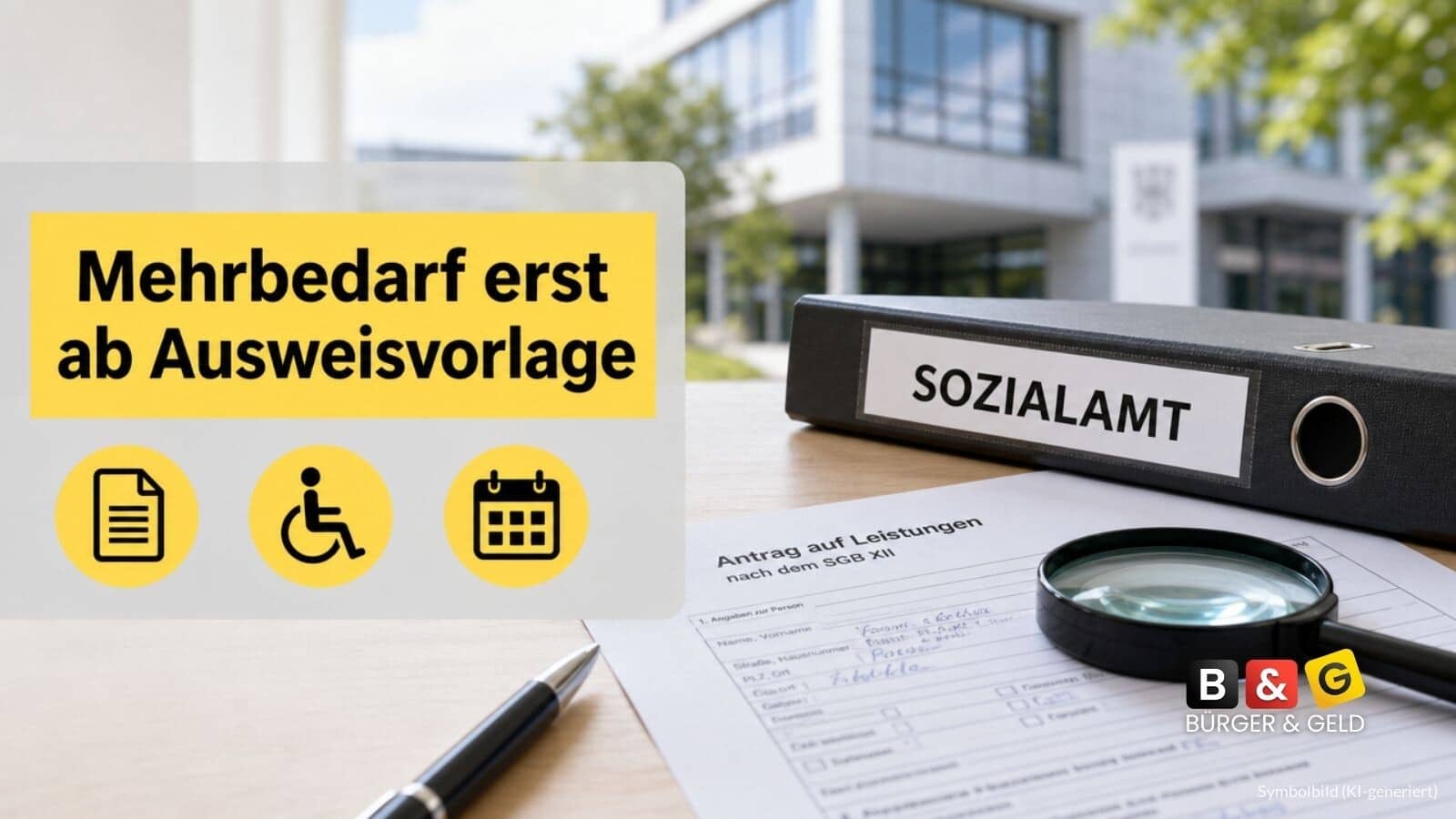 Sozialgericht Wiesbaden: Mehrbedarf für Schwerbehinderte zählt erst ab Vorlage des Ausweises