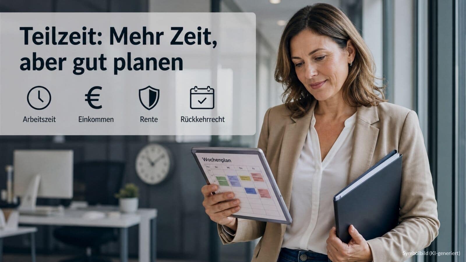 Teilzeit - Folgen für Rente, Elternzeit, Einkommen