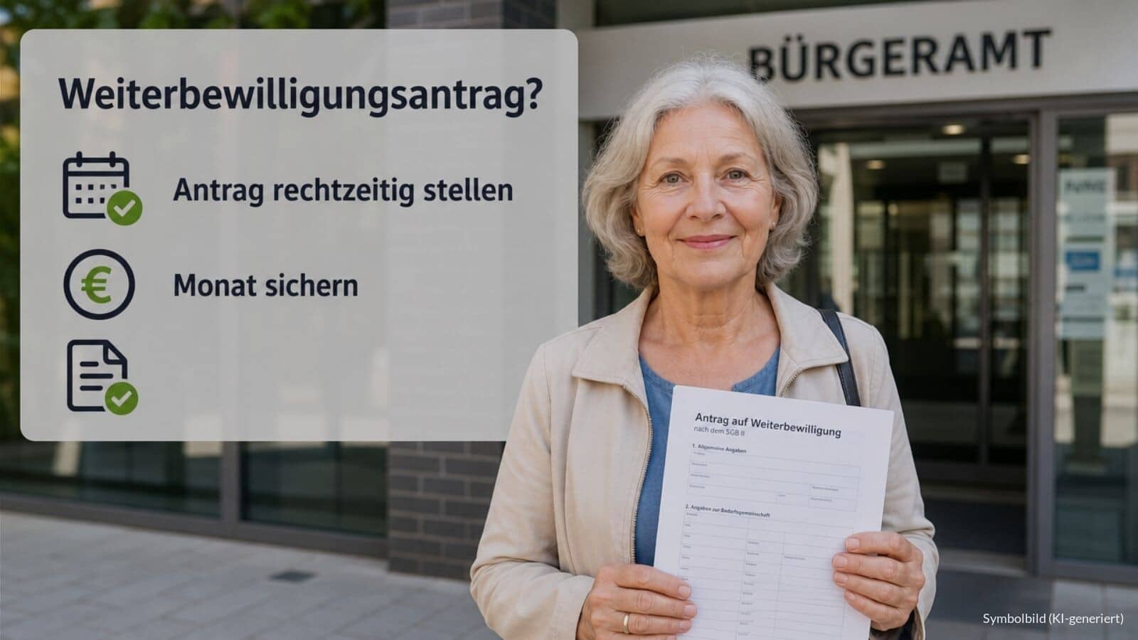 Weiterbewilligung Grundsicherung rechtzeitig stellen