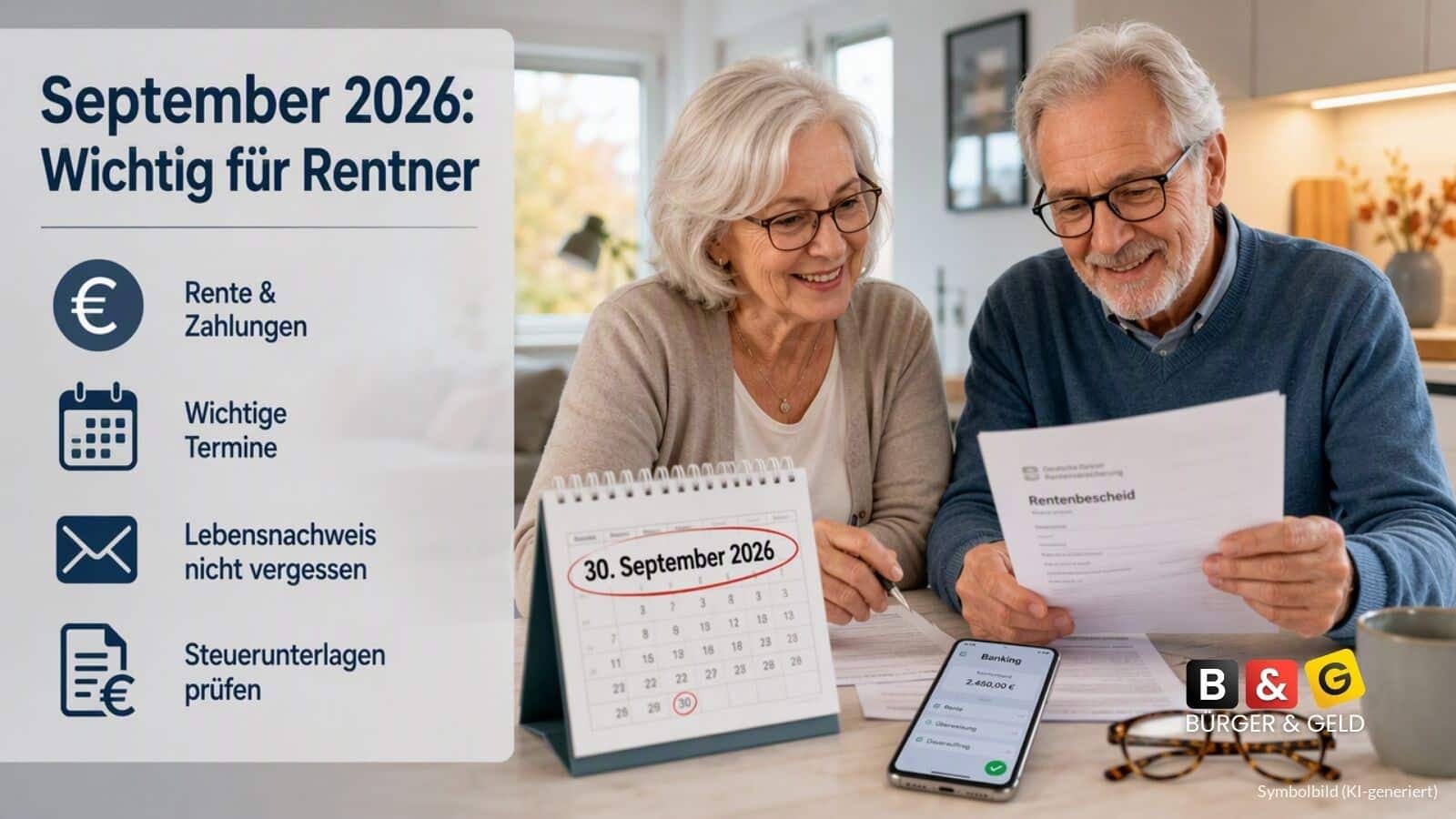 Für Rentner im September 2026