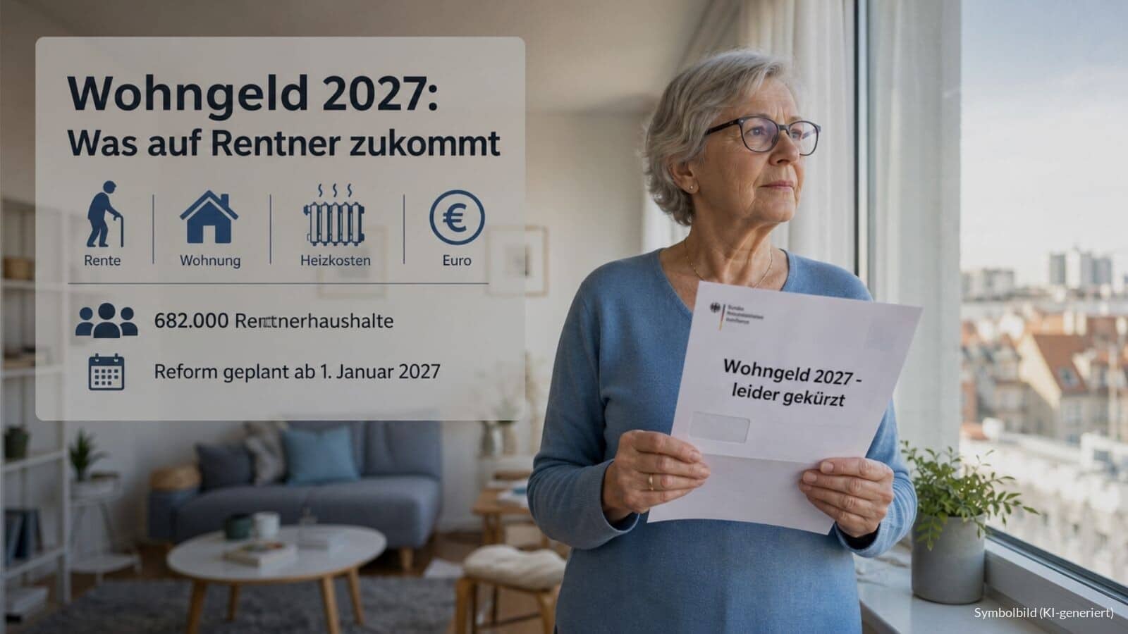 Wohngeld Kürzung für Rentner 2027