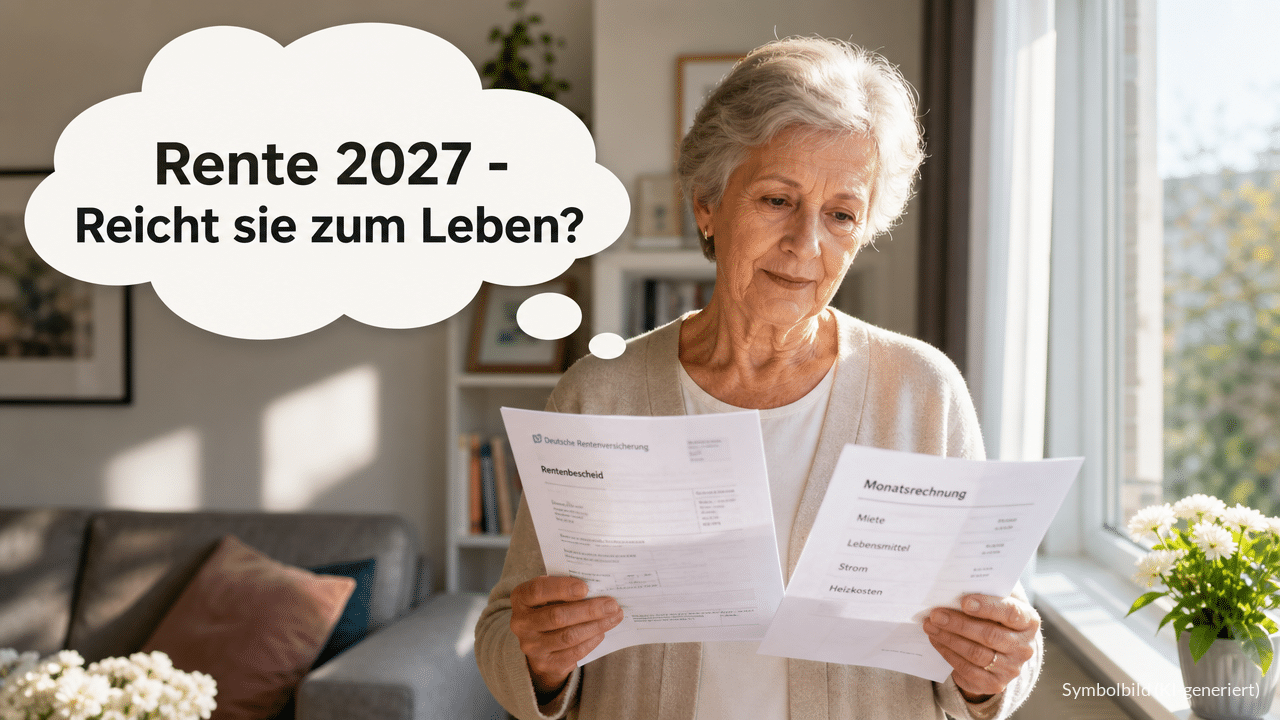 Rente 2027 - welche Höhe reicht zum Leben?