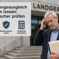 Abänderung von Versorgungsausgleich kann Rente kürzen