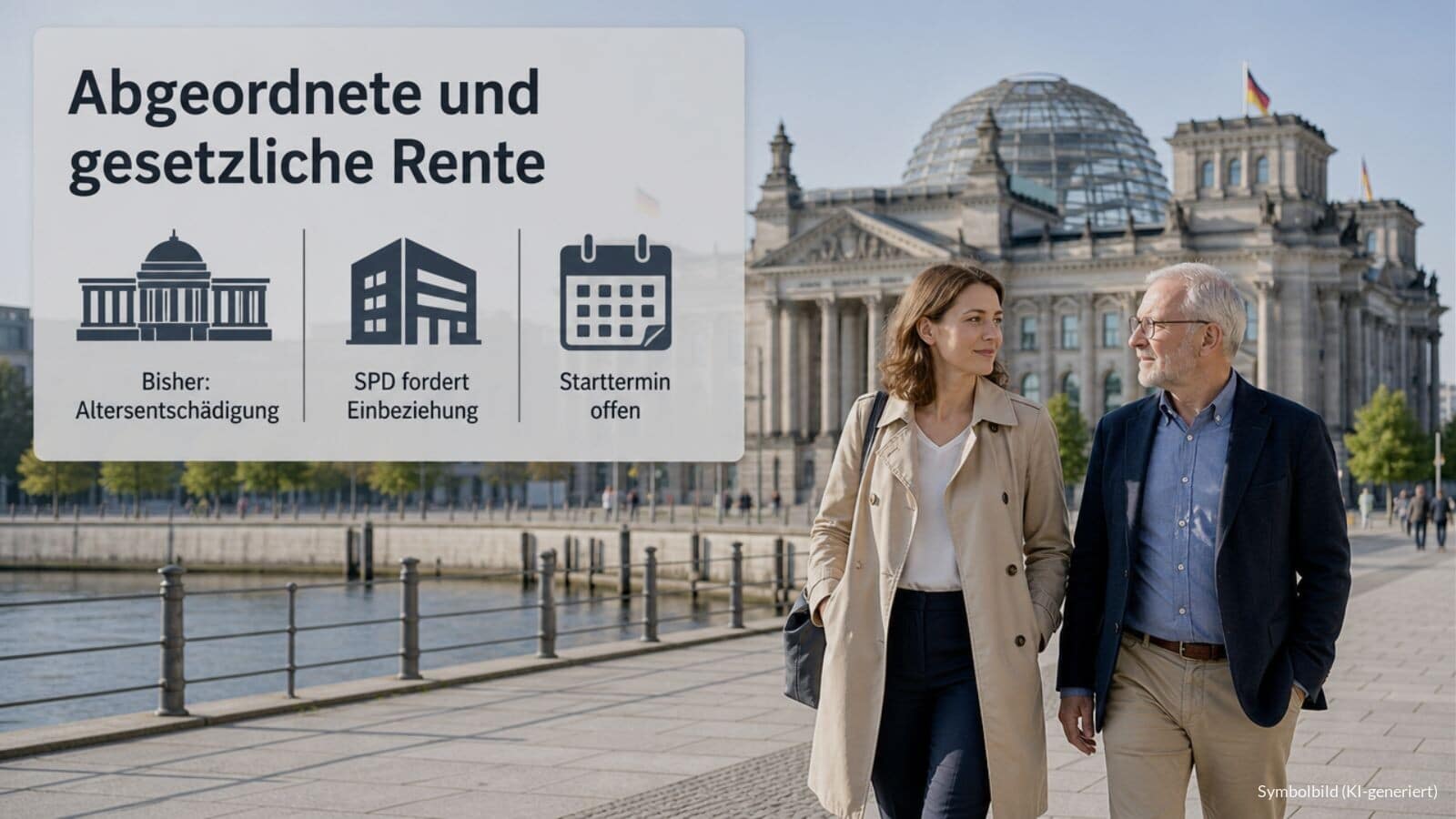 Abgeordnete sollen auch in die gesetzliche Rente einzahlen!