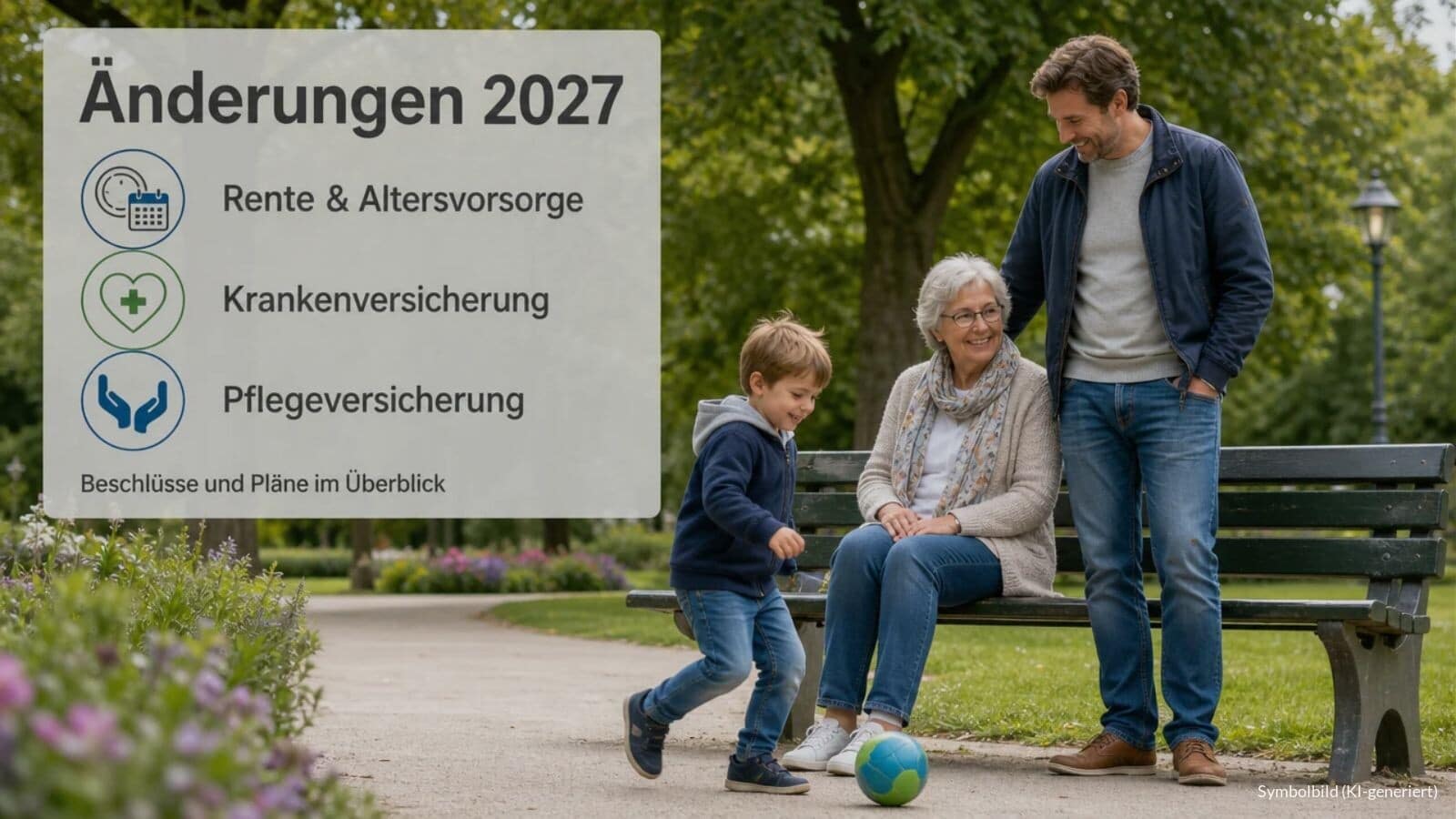 Gesetzliche Änderungen 2027: Rente, Pflege, Krankenversicherung