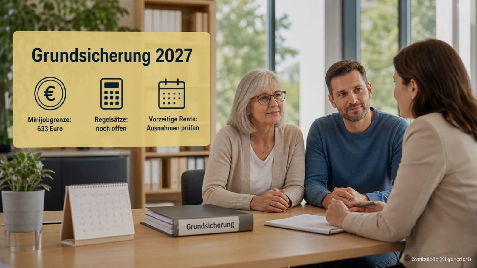 Änderungen neue Grundsicherung ab Januar 2027