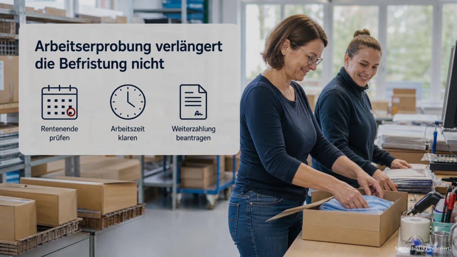 Befristete EM-Rente wird durch Arbeitserprobung nicht verlängert