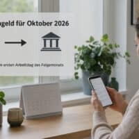 Auszahlung Arbeitslosengeld Anfang November für Oktober 2026