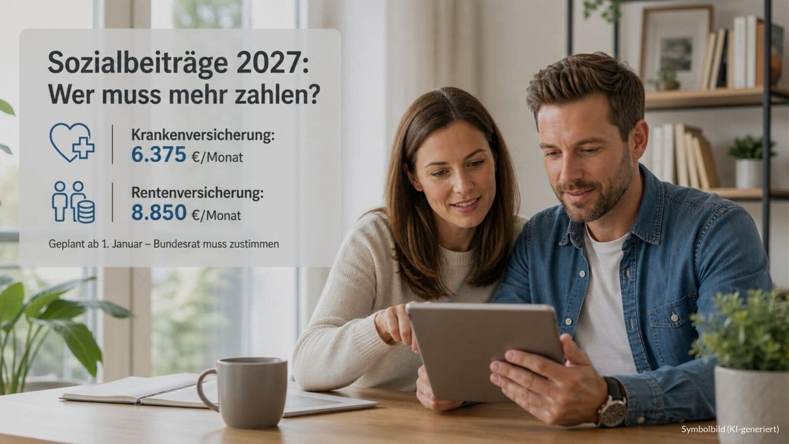 Beitragsbemessungsgrenze 2027 zur Sozialversicherung steigt - Gutverdiener müssen mehr zahlen