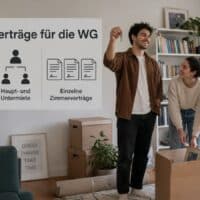 Drei Modelle für den WG-Mietvertrag für Studenten
