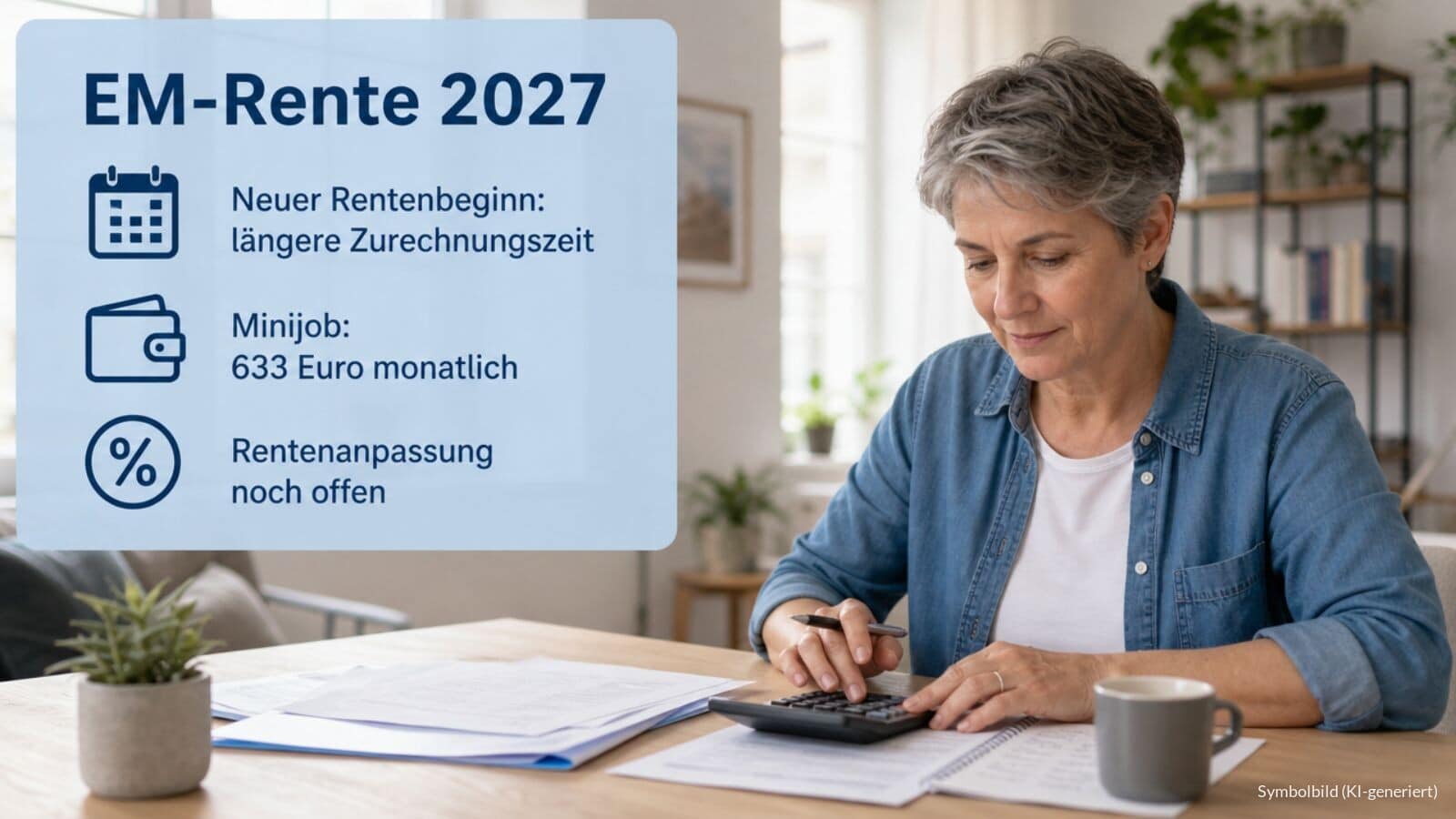 Änderungen bei der EM-Rente 2027