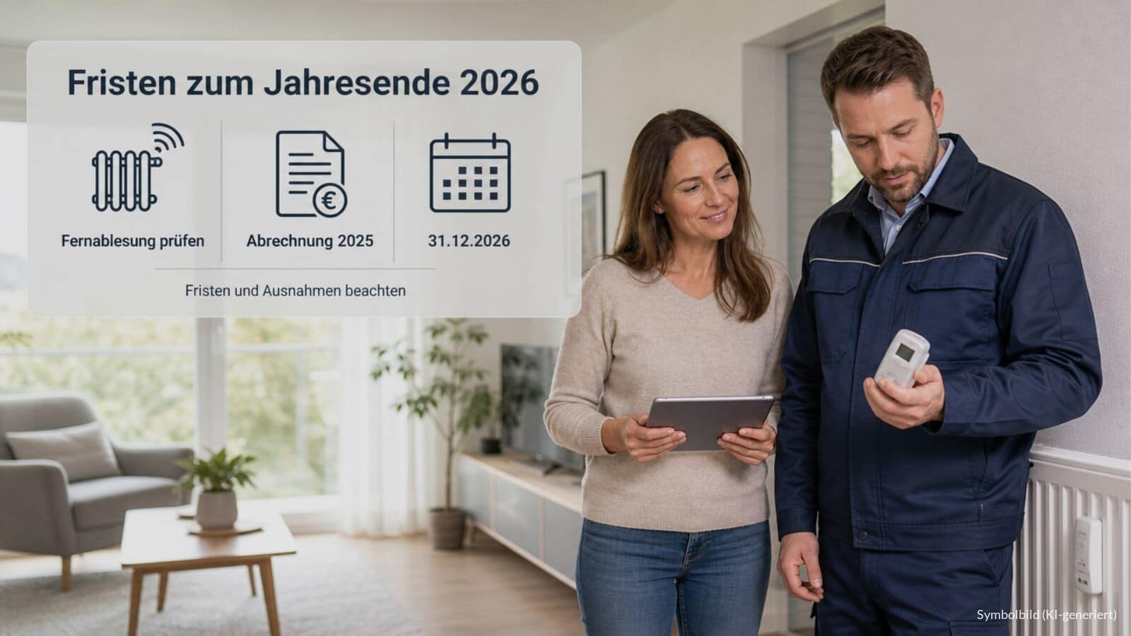 Fristen für Miete rund Vermieter zum Jahresende 2026