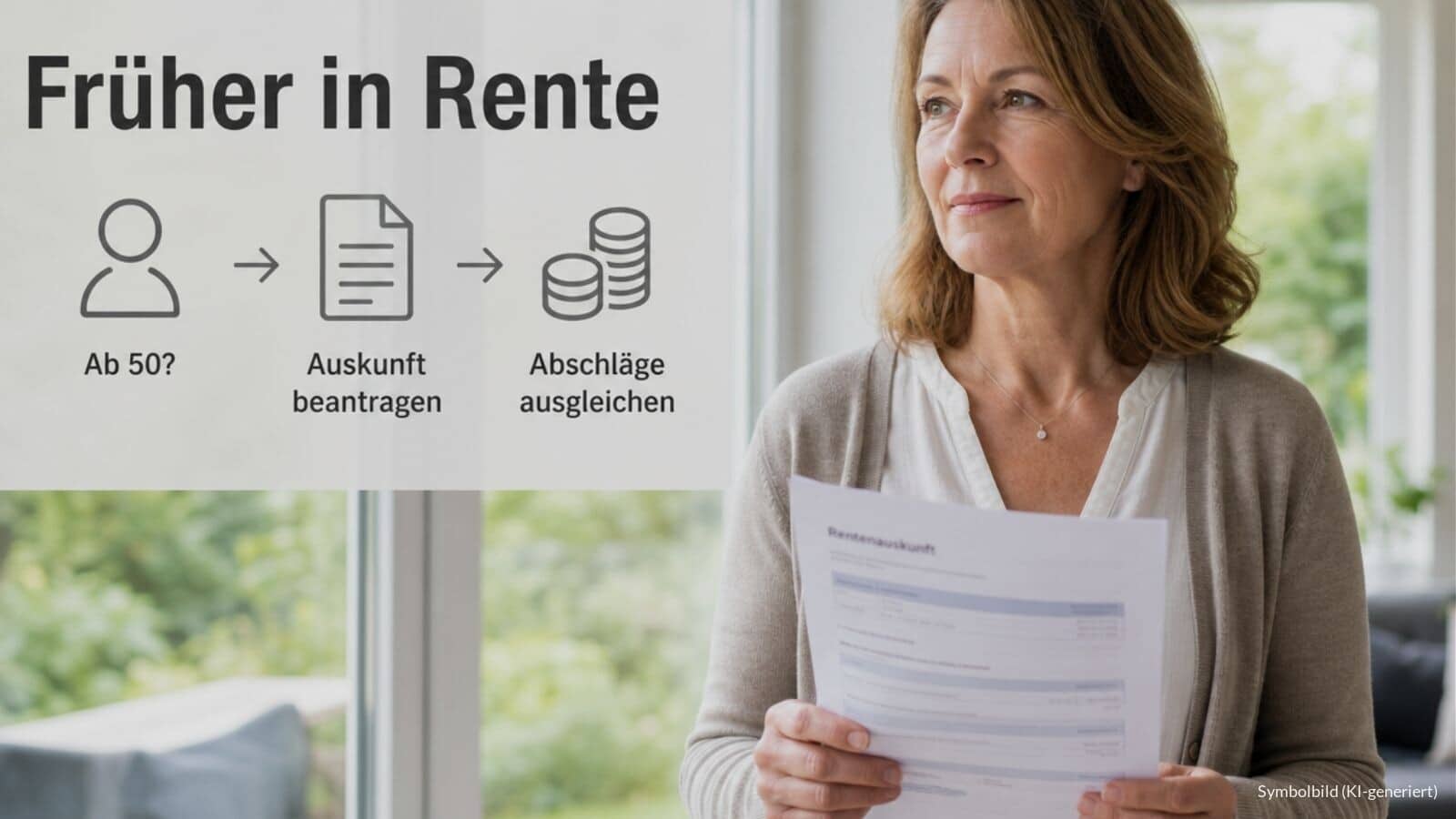 Früher in Rente - Abschläge durch Zahlung ausgleichen