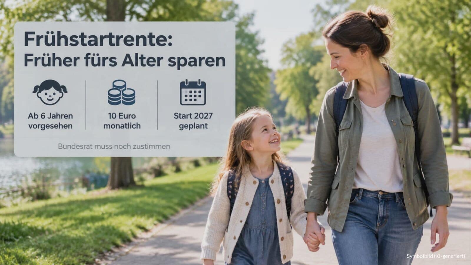 Bundestag hat Frühstartrente verabschiedet
