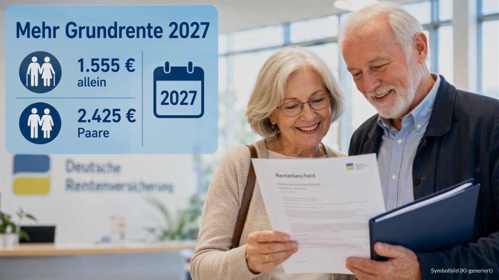 Grundrentenzuschlag wird 2027 erhöht