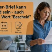 Brief vom Jobcenter: auch ohne das Wort "Bescheid" ein Bescheid?