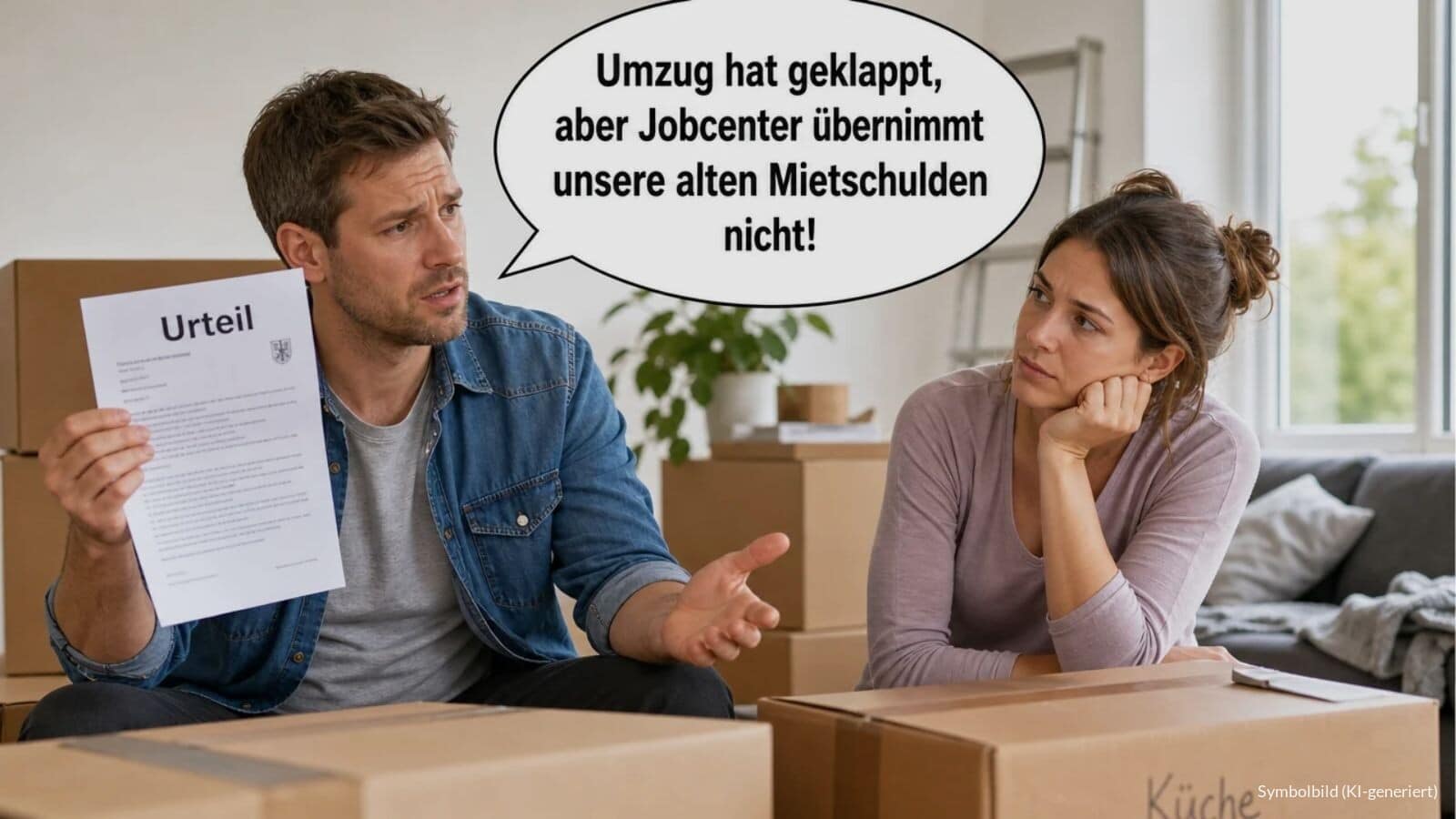 Sozialgericht: Jobcenter muss Mietschulden bei Umzug nicht übernehmen