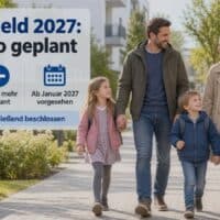 Kindergeld Erhöhung 2027 - Tabelle