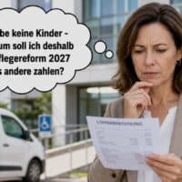 Pflegereform 2027: Kinderlose Versicherte sollen mehr zahlen