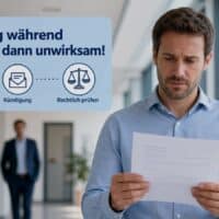 Kündigung während Probezeit - wann unwirksam?