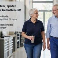 Ab Jahrgang 1965: länger arbeiten, später in Rente