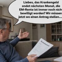 Wer zahlt zwischen Krankengeld und EM-Rente?